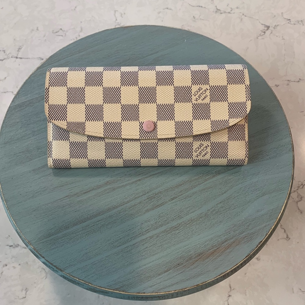 Louis Vuitton Damier Azur Canvas wallet
